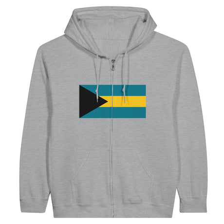 Sweat à capuche bahamas coton mélangé fermeture éclair