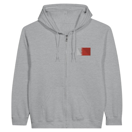 Sweat à capuche bahreïn coton mélangé broderie couleur