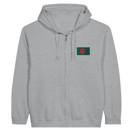 Sweat à capuche bangladesh broderie couleur coton mélangé