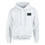 Sweat à capuche bangladesh broderie couleur coton mélangé