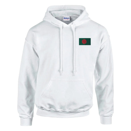 Sweat à capuche bangladesh broderie couleur coton mélangé