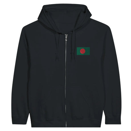 Sweat à capuche bangladesh broderie couleur coton mélangé