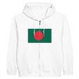 Sweat à capuche bangladesh coton mélangé fermeture éclair