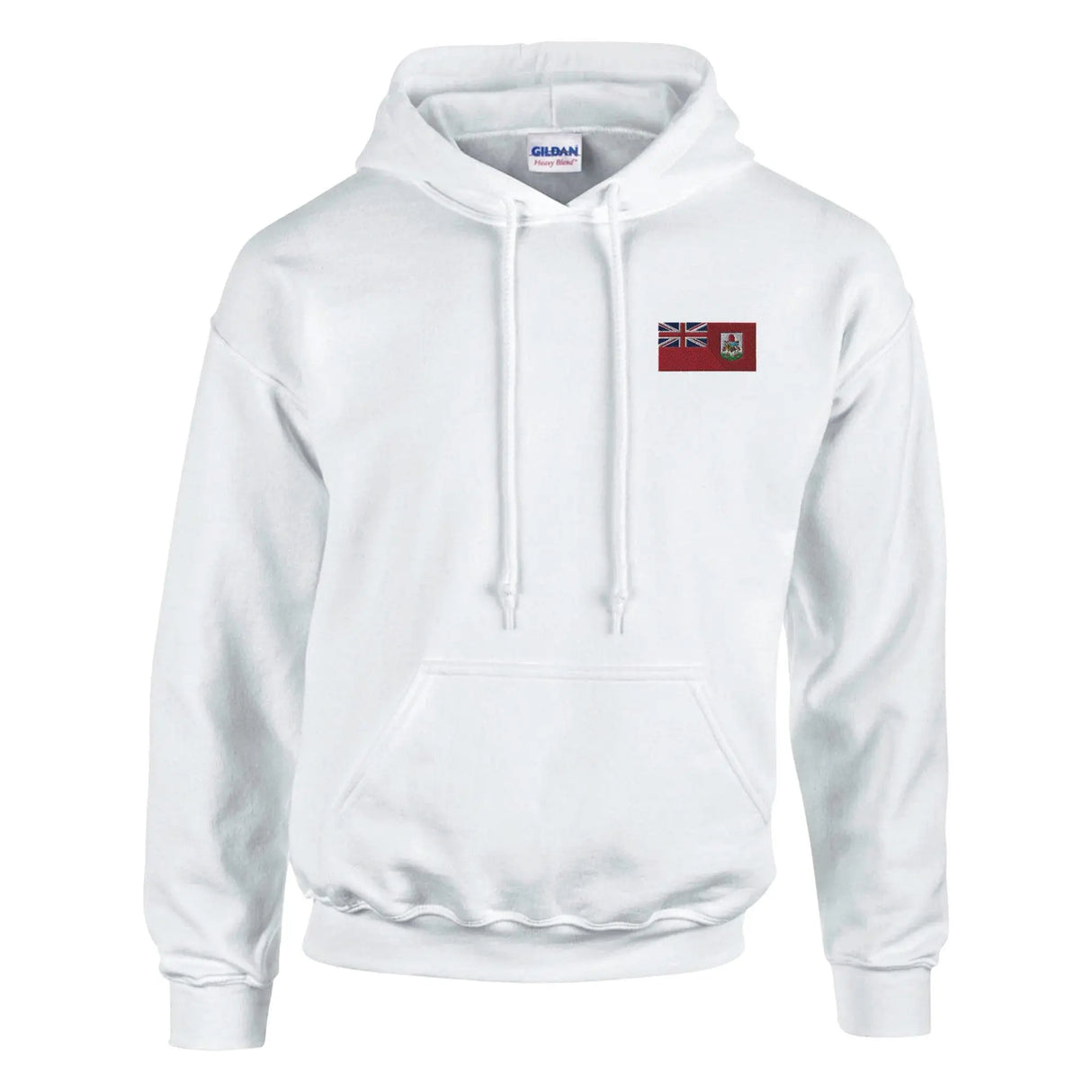 Sweat à capuche bermudes brodé coton mélangé confortable