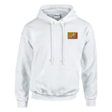 Sweat à capuche bhoutan coton mélangé broderie couleur