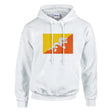 Sweat à capuche bhoutan coton mélangé broderie couleur