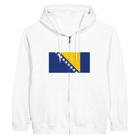 Sweat à capuche bosnie-herzégovine coton broderie couleur