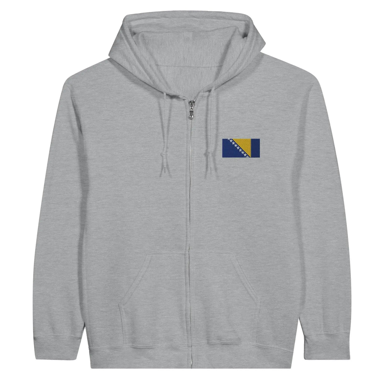 Sweat à capuche bosnie-herzégovine coton broderie couleur