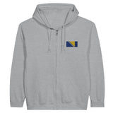 Sweat à capuche bosnie-herzégovine coton broderie couleur