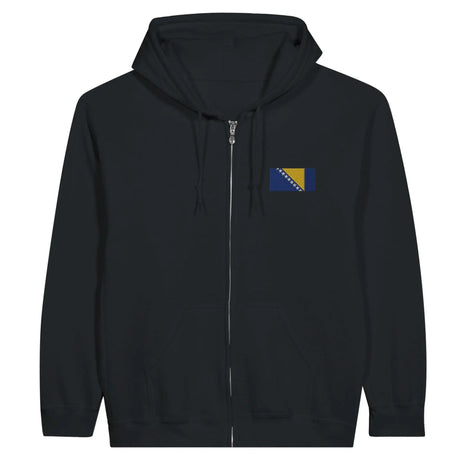 Sweat à capuche bosnie-herzégovine coton broderie couleur