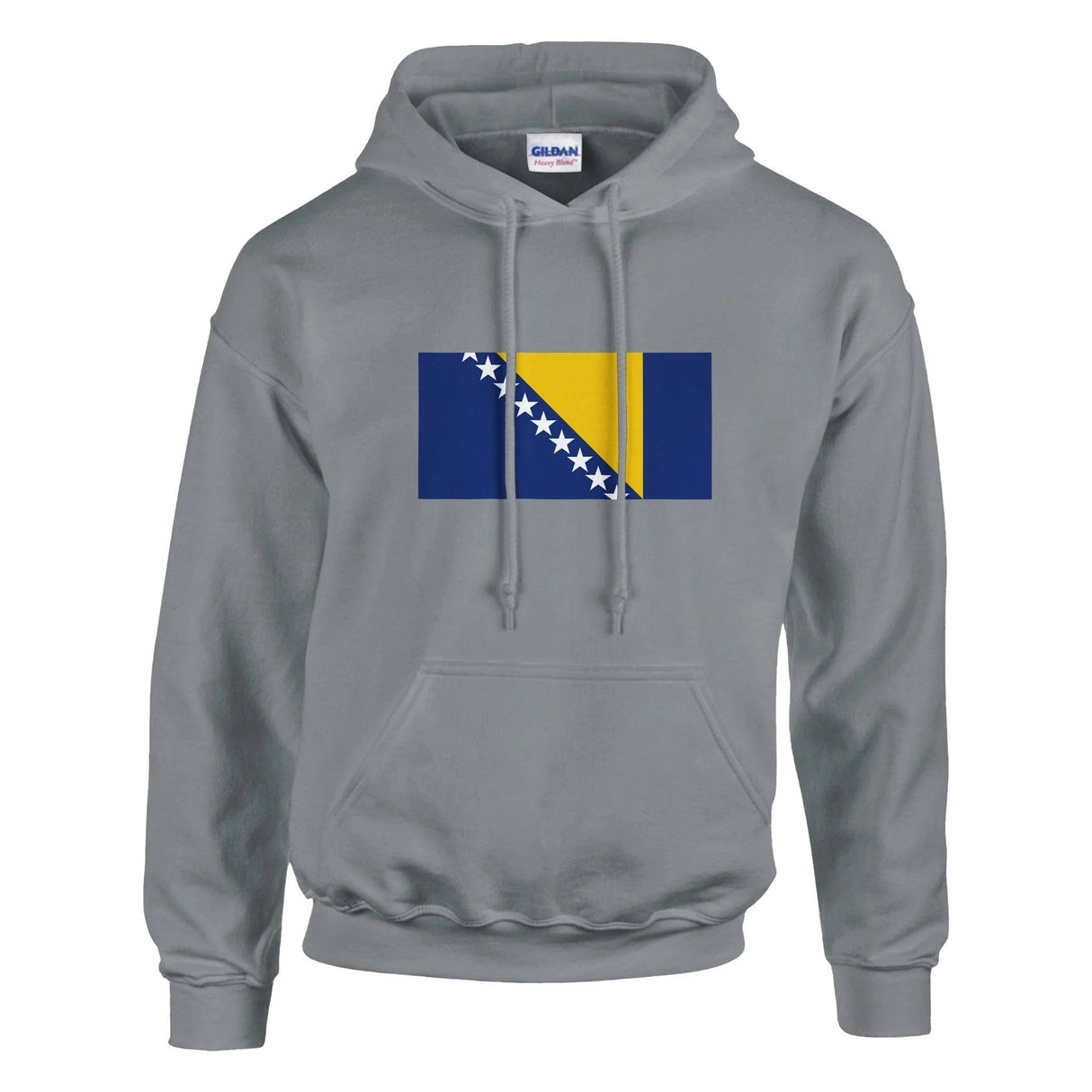 Sweat à capuche bosnie-herzégovine coton mélangé imprimé