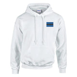 Sweat à capuche botswana coton mélangé broderie couleur
