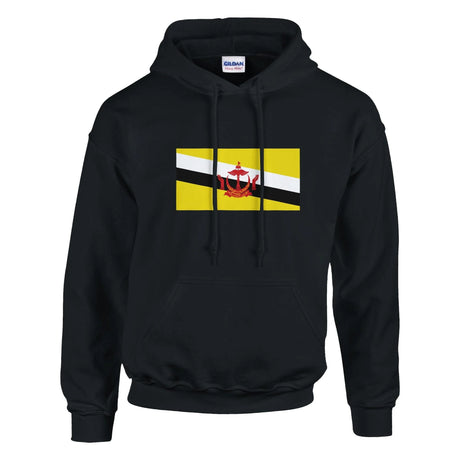 Sweat à capuche brunei coton mélangé broderie durable