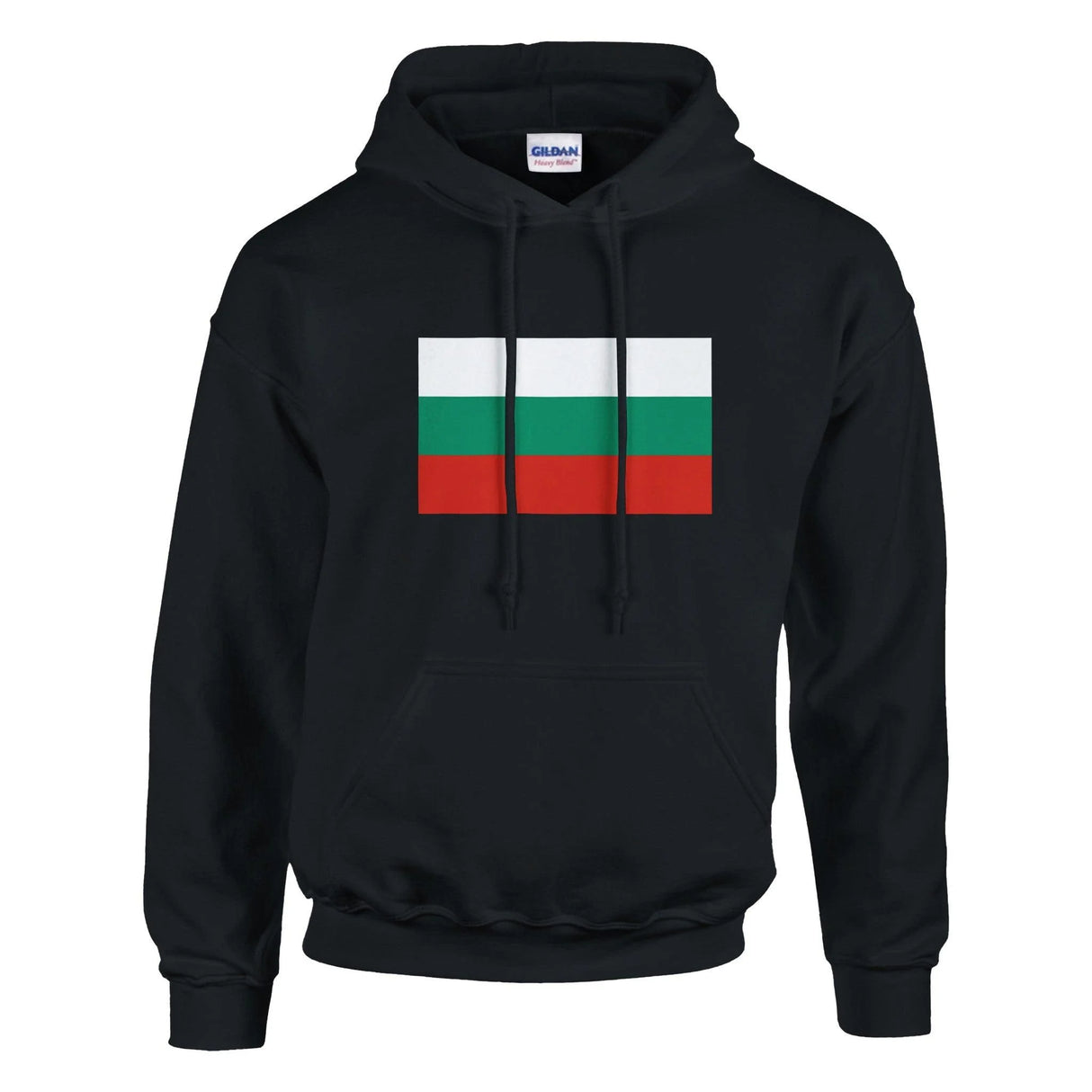 Sweat à capuche bulgarie coton mélangé broderie couleur