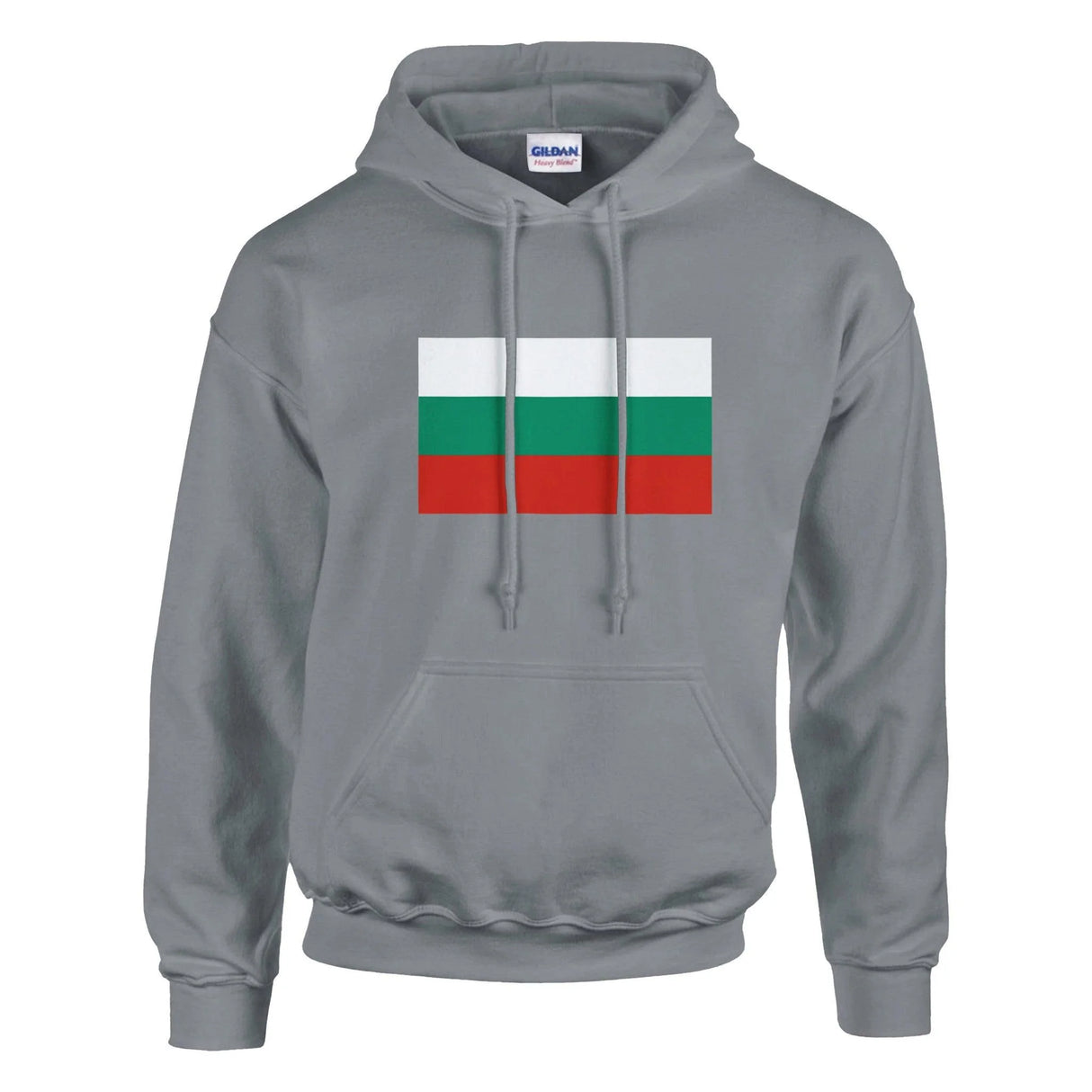 Sweat à capuche bulgarie coton mélangé broderie couleur