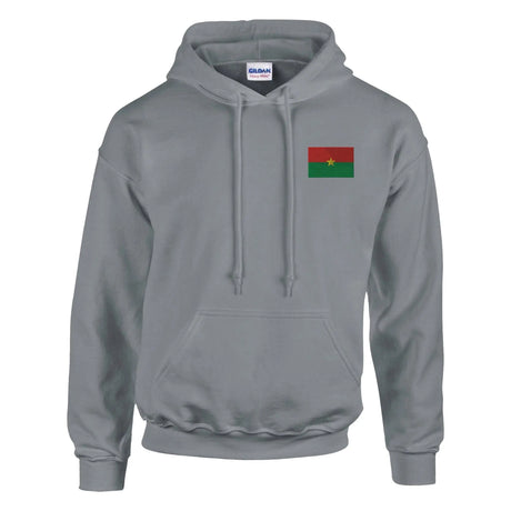 Sweat à capuche burkina faso broderie coton mélangé