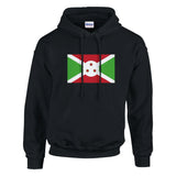 Sweat à capuche burundi coton mélangé broderie couleur