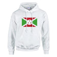 Sweat à capuche burundi coton mélangé broderie couleur