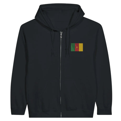 Sweat à capuche cameroun coton mélangé broderie couleur