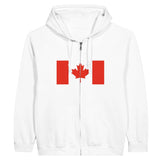 Sweat à capuche canada coton mélangé broderie confortable