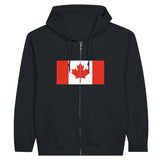 Sweat à capuche canada coton mélangé broderie confortable