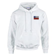 Sweat à capuche chili brodé coton mélangé confort supérieur