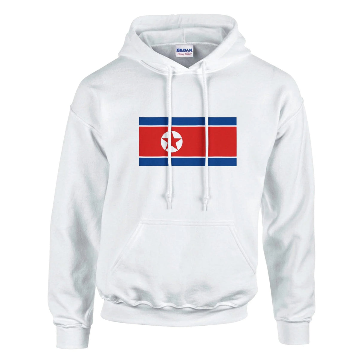 Sweat à capuche corée du nord coton mélangé broderie