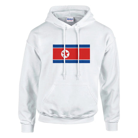 Sweat à capuche corée du nord coton mélangé broderie