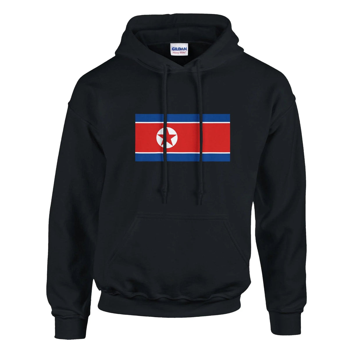 Sweat à capuche corée du nord coton mélangé broderie