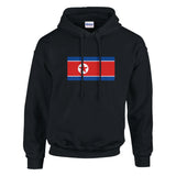 Sweat à capuche corée du nord coton mélangé broderie