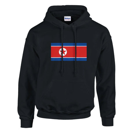 Sweat à capuche corée du nord coton mélangé broderie