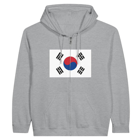 Sweat à capuche corée du sud coton mélangé broderie