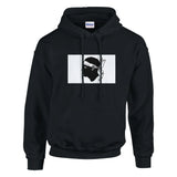 Sweat à capuche corse coton mélangé brodé couleur