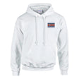 Sweat à capuche costa rica broderie couleur coton mélangé
