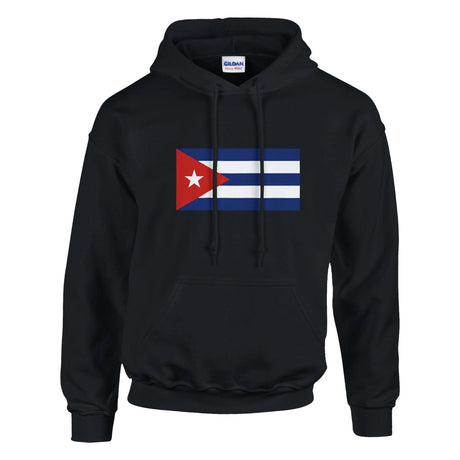 Sweat à capuche cuba coton mélangé broderie confortable