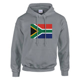 Sweat à capuche drapeau afrique du sud coton mélangé