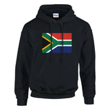 Sweat à capuche drapeau afrique du sud coton mélangé