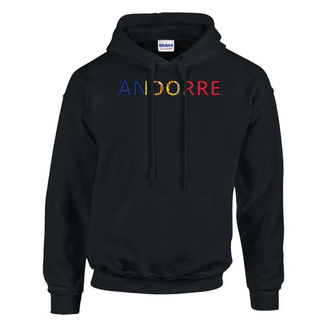 Sweat drapeau andorre en écriture - pixelforma