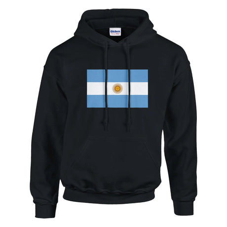 Sweat à capuche drapeau argentine coton mélangé brodé