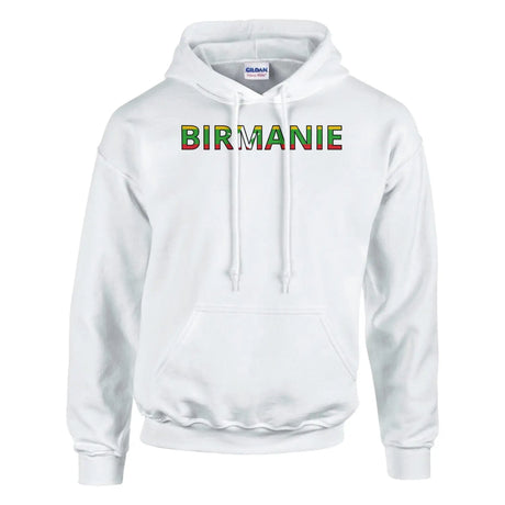 Sweat drapeau birmanie en écriture - pixelforma