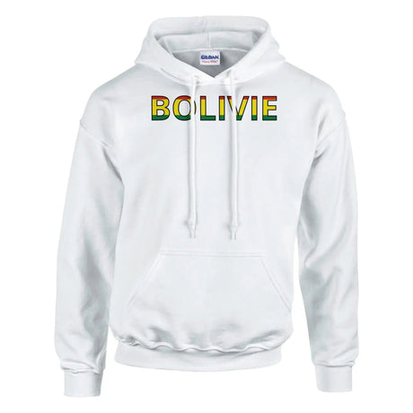 Sweat drapeau bolivie en écriture - pixelforma