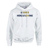 Sweat drapeau bosnie-herzégovine en écriture - pixelforma