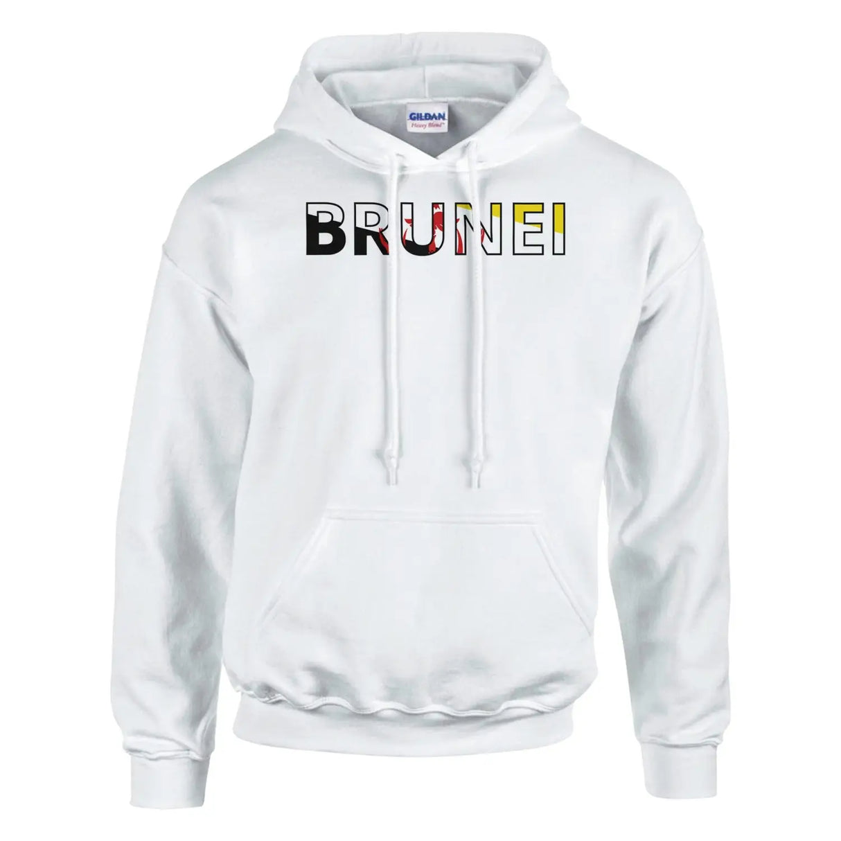 Sweat drapeau brunei en écriture - pixelforma