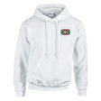 Sweat à capuche drapeau burundi coton mélangé brodé