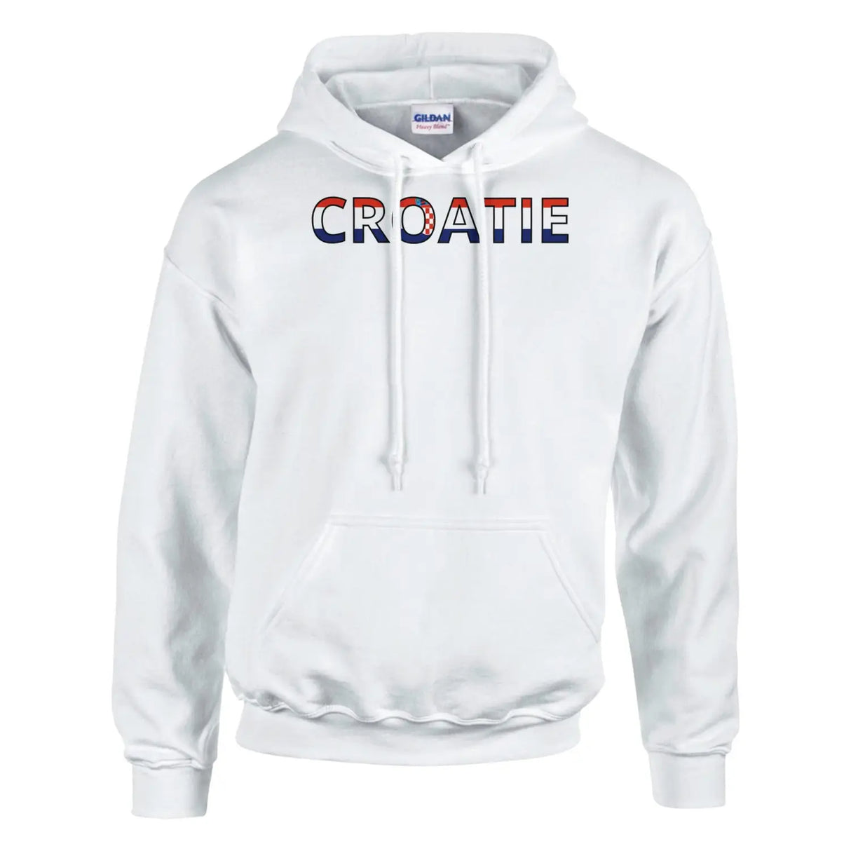 Sweat drapeau croatie en écriture - pixelforma