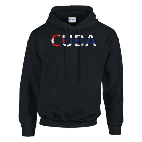 Sweat drapeau cuba en écriture - pixelforma