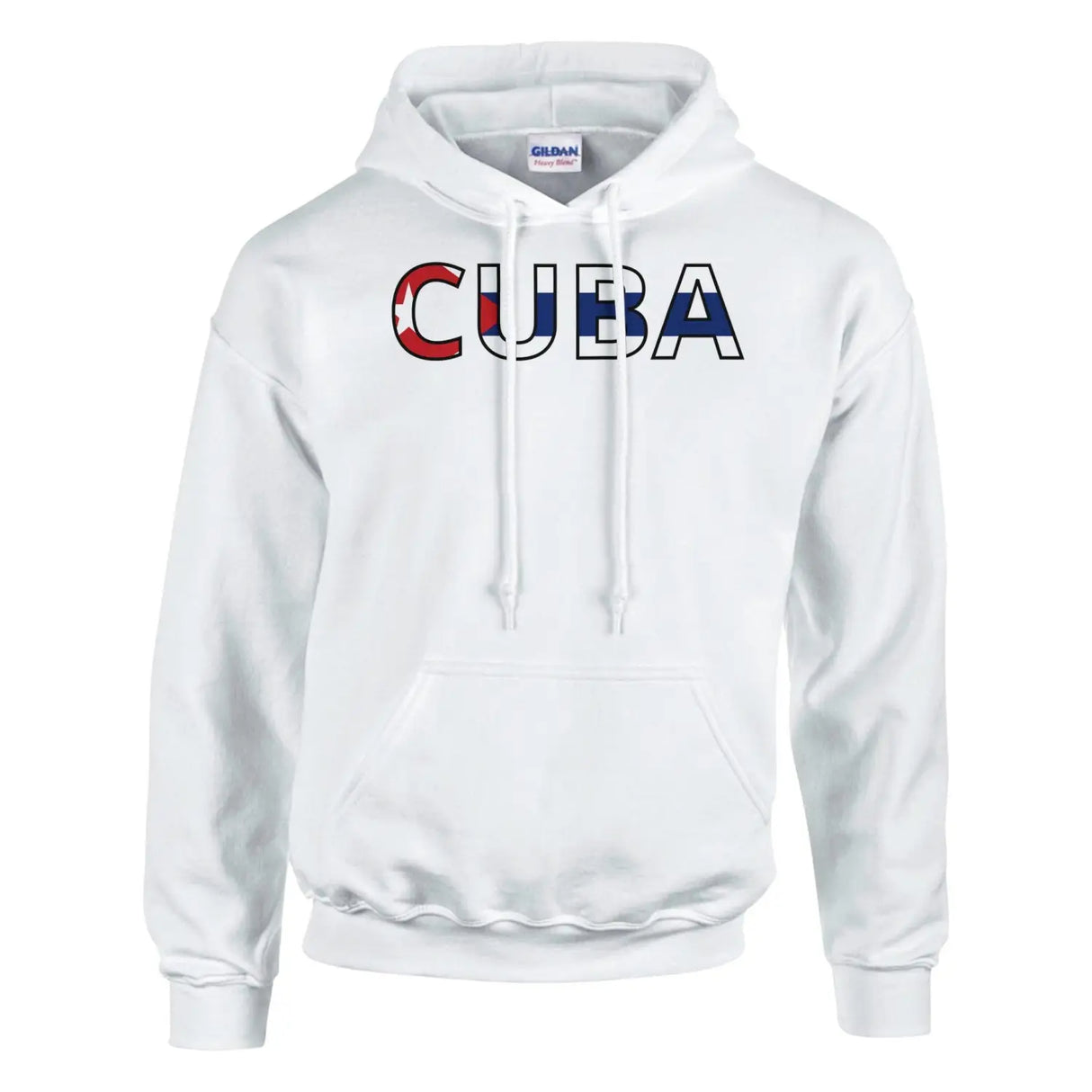 Sweat drapeau cuba en écriture - pixelforma