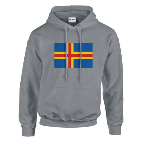 Sweat à capuche Drapeau d'Åland - Pixelforma 