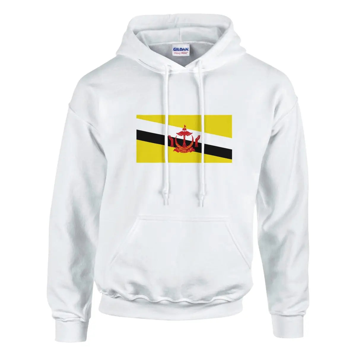 Sweat à capuche Drapeau de Brunei - Pixelforma 