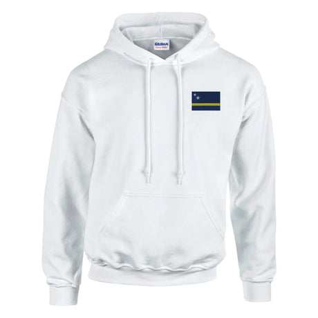 Sweat à capuche drapeau de curaçao en broderie - pixelformaflag